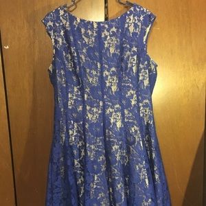 Blue Lace Dress